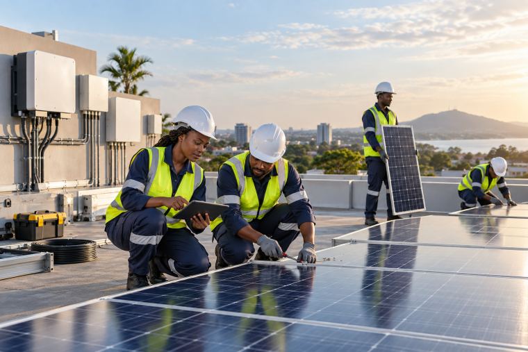 Aperçu — Modern, Installation solaire