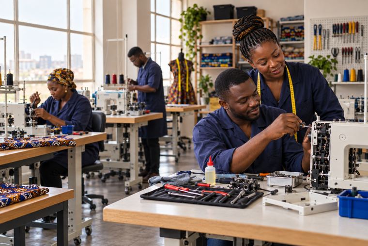 Aperçu — Modern, Réparation de machines à coudre